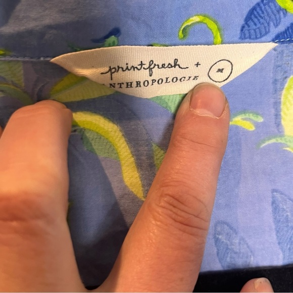 Print Fresh + Anthropologie | Royal Palms Top - Picture 4 of 4